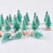 24 Pieces Artificial Mini Christmas(Green)0.5"D x 0.5"W x 1.4"H
